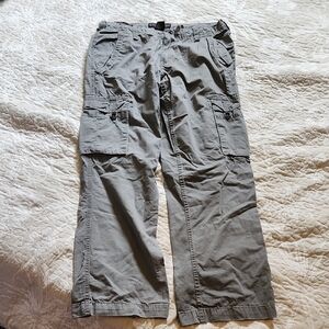 Steve & Barry's Men's Charcoal Cargo Pants